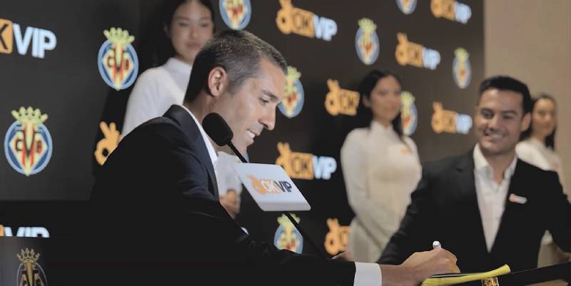 Các phương diện hợp tác toàn diện giữa Villarreal CF và OKVIP
